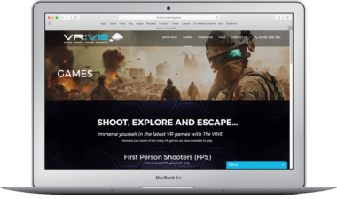 vrve-macbook Virtual reality centre